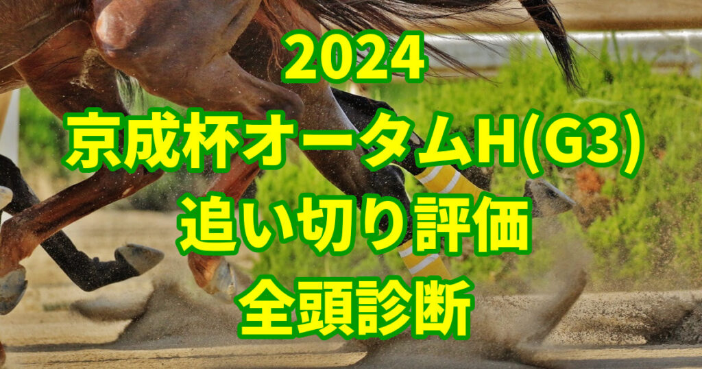 京成杯オータムハンデキャップ2024追い切り評価記事のサムネイル画像