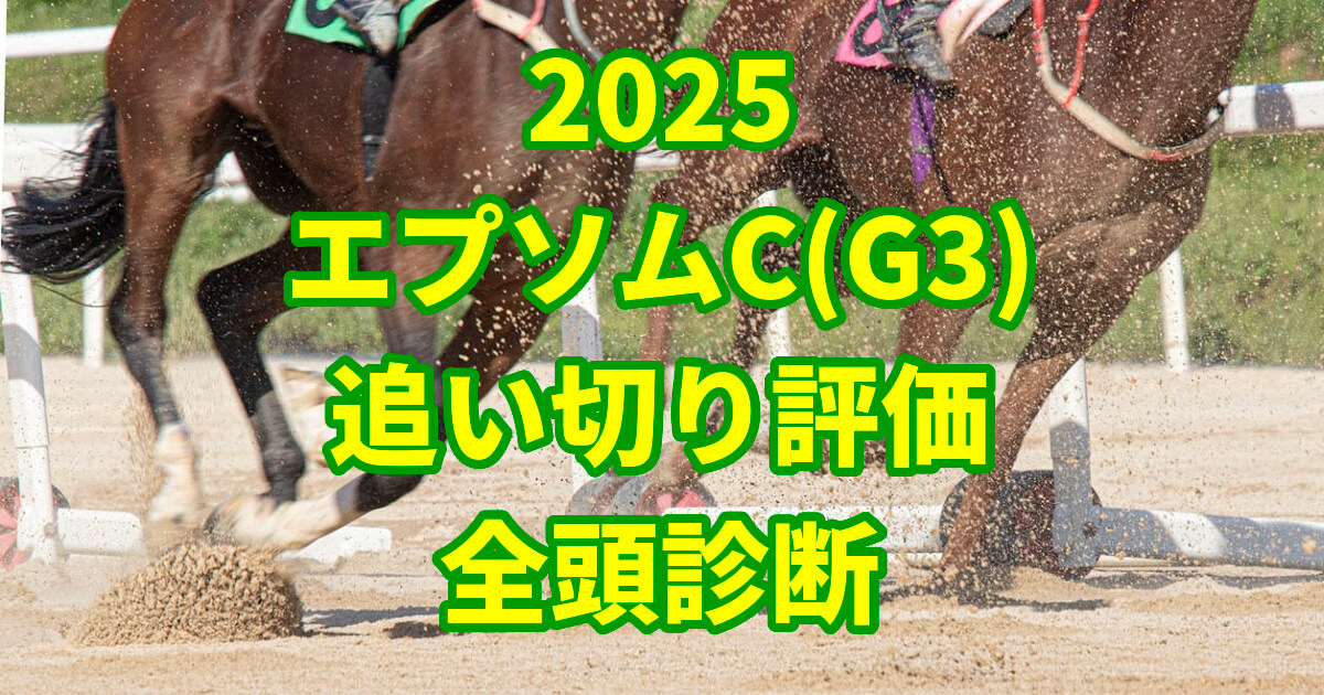 エプソムカップ2025追い切り評価記事のアイキャッチ画像