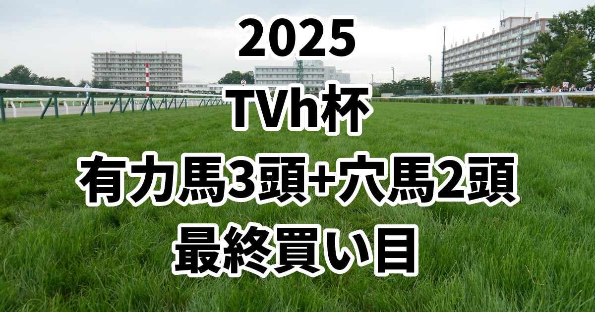 TVh杯2025予想記事のアイキャッチ画像