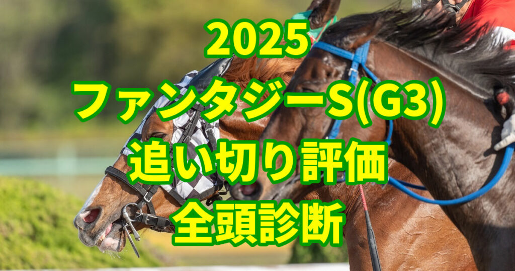 ファンタジーステークス2025追い切り評価記事のアイキャッチ画像