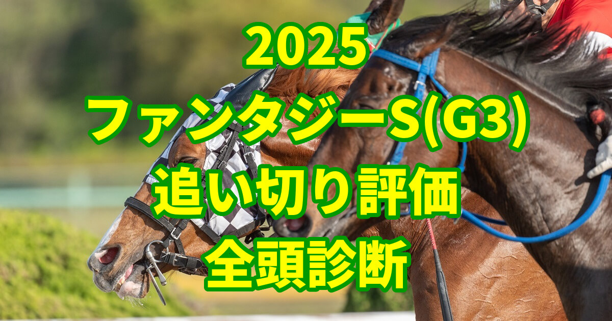 ファンタジーステークス2025追い切り評価記事のアイキャッチ画像