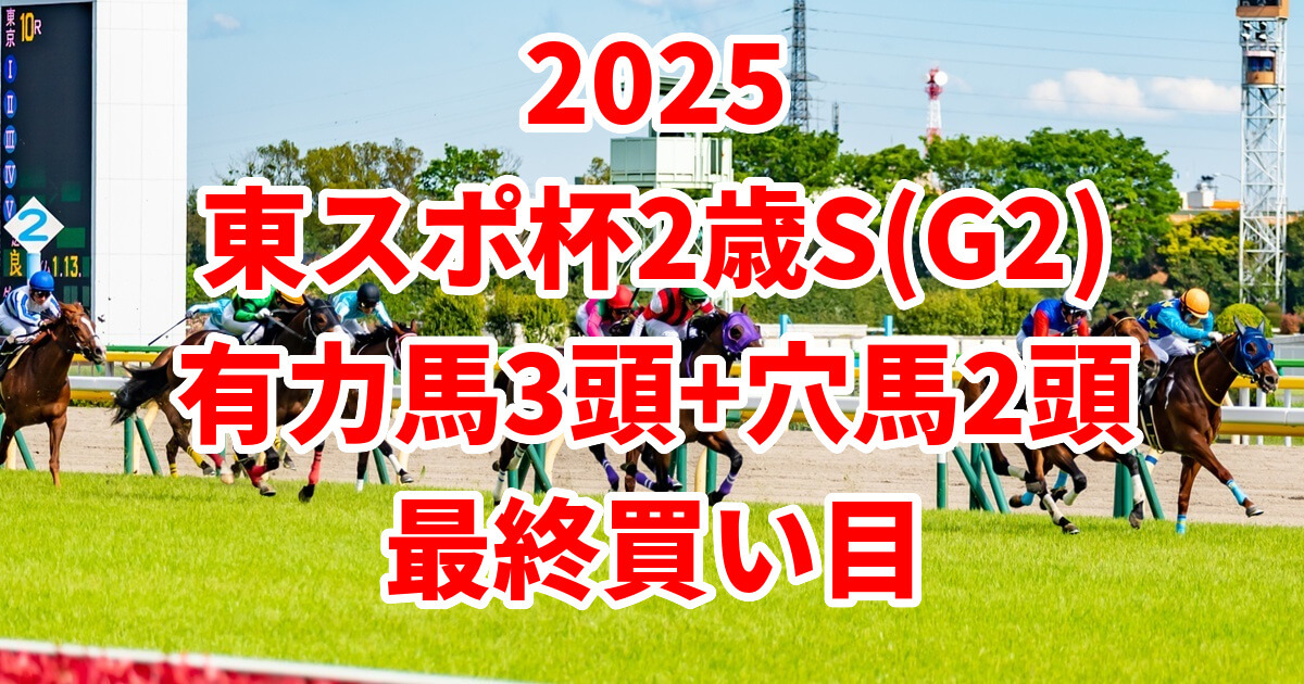 東京スポーツ杯2歳ステークス2025予想記事のアイキャッチ画像