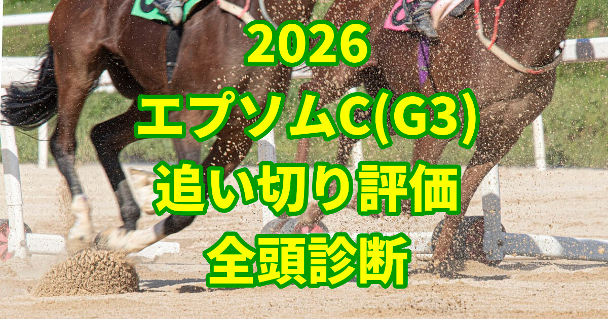 エプソムカップ2026追い切り評価記事のアイキャッチ画像