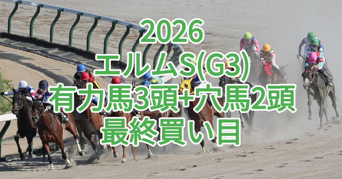 エルムステークス2026予想記事のアイキャッチ画像