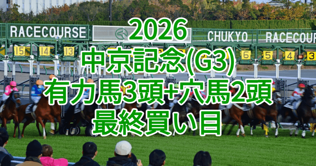 中京記念2026予想記事のアイキャッチ画像