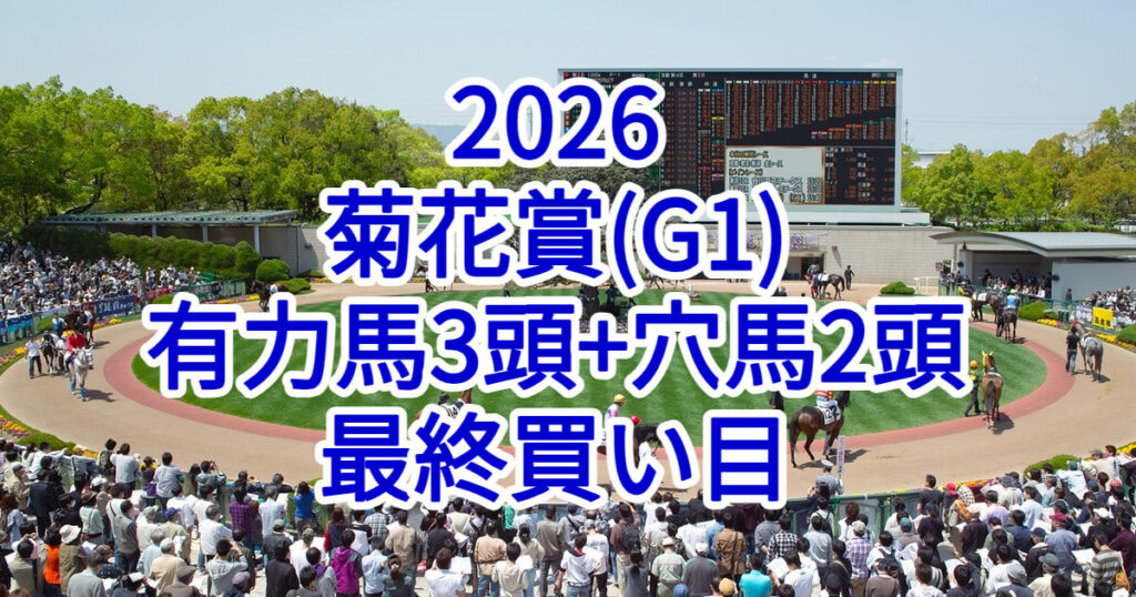 菊花賞2026予想記事のアイキャッチ画像